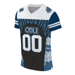 personalized old dominion monarchs tire arrows blue black white jersey best selling