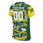 personalized oregon ducks camo shatter green jersey best selling