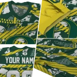 personalized oregon ducks camo shatter green jersey best selling