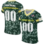 personalized oregon ducks camouflage abstract green jersey best selling