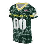 personalized oregon ducks camouflage abstract green jersey best selling