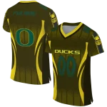 personalized oregon ducks dynamic dots yellow jersey best selling