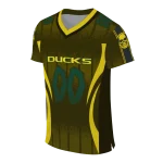 personalized oregon ducks dynamic dots yellow jersey best selling