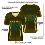 personalized oregon ducks dynamic dots yellow jersey best selling