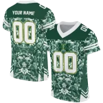 personalized oregon ducks mirrored pattern green jersey best selling