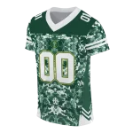personalized oregon ducks mirrored pattern green jersey best selling