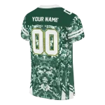 personalized oregon ducks mirrored pattern green jersey best selling