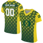personalized oregon ducks stacked rectangle green jersey best selling