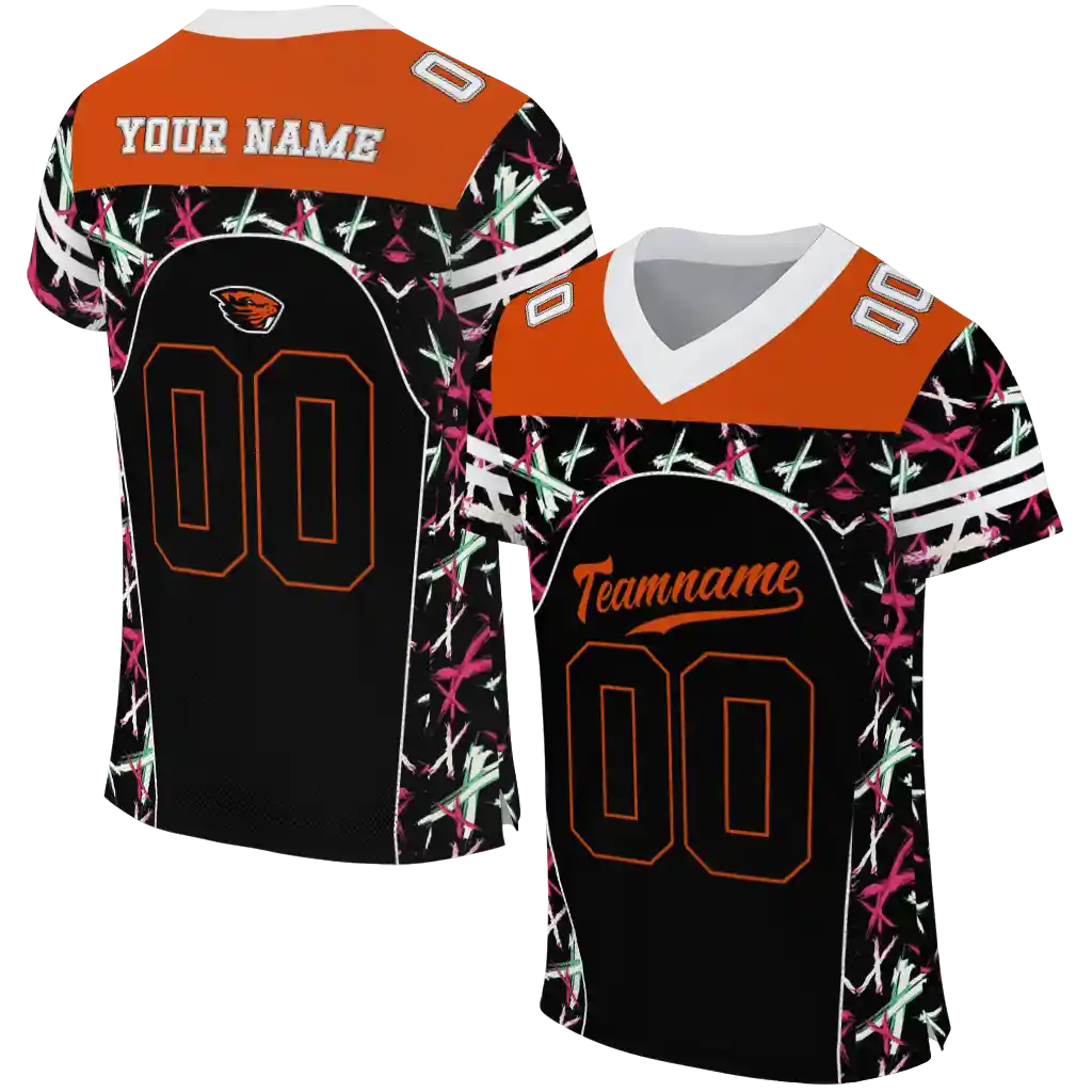 personalized oregon state beavers brushstroke xs black jersey best selling personalized oregon state beavers brushstroke xs black jersey best selling
