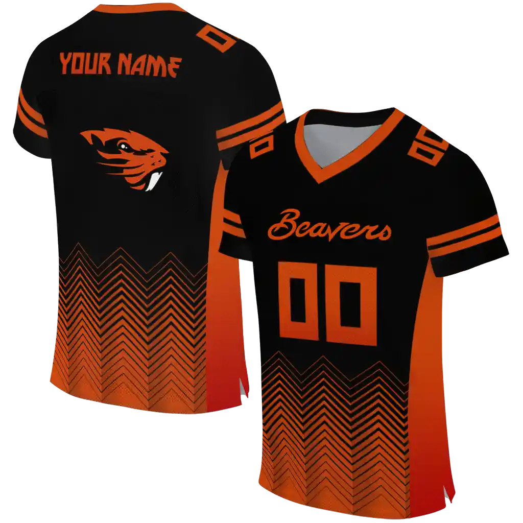 personalized oregon state beavers halftone sweep black jersey best selling personalized oregon state beavers halftone sweep black jersey best selling