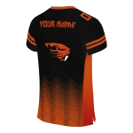 personalized oregon state beavers halftone sweep black jersey best selling