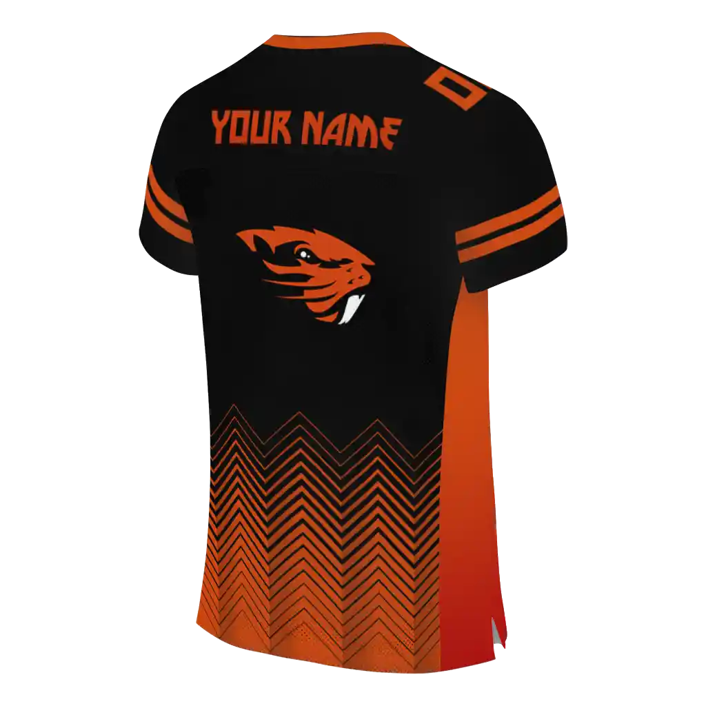 personalized oregon state beavers halftone sweep black jersey high quality personalized oregon state beavers halftone sweep black jersey high quality