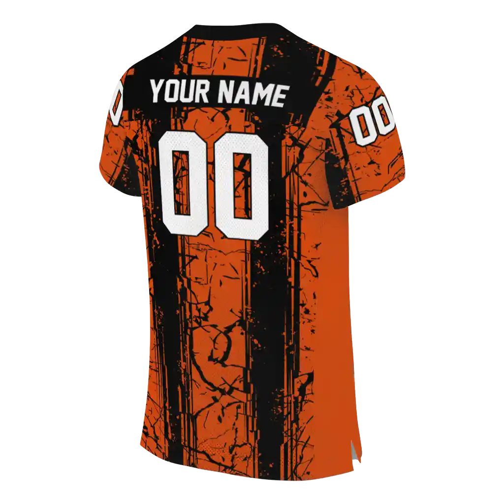 personalized oregon state beavers rugged stripes orange jersey high quality personalized oregon state beavers rugged stripes orange jersey high quality