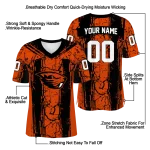 personalized oregon state beavers rugged stripes orange jersey best selling