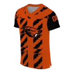 personalized oregon state beavers stripe block orange jersey best selling