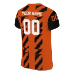 personalized oregon state beavers stripe block orange jersey best selling