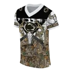 personalized penn state nittany lions antler skull camouflage hunting jersey best selling