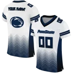 personalized penn state nittany lions halftone sweep white black jersey best selling