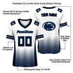 personalized penn state nittany lions halftone sweep white black jersey best selling