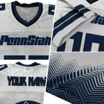 personalized penn state nittany lions halftone sweep white black jersey best selling
