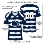 personalized penn state nittany lions layered grids blue jersey best selling