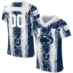 personalized penn state nittany lions rugged stripes blue jersey best selling