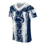 personalized penn state nittany lions rugged stripes blue jersey best selling