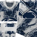 personalized penn state nittany lions rugged stripes blue jersey best selling