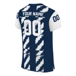 personalized penn state nittany lions stripe block blue jersey best selling