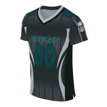 personalized philadelphia eagles dynamic dots silver jersey fashion forward