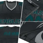 personalized philadelphia eagles dynamic dots silver jersey best selling