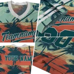 personalized philadelphia eagles horizon palm sunset jersey best selling