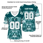 personalized philadelphia eagles mirrored pattern green jersey best selling