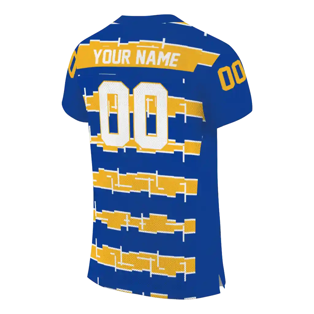 personalized pittsburgh panthers layered grids royal blue jersey high quality personalized pittsburgh panthers layered grids royal blue jersey high quality