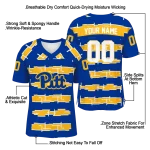 personalized pittsburgh panthers layered grids royal blue jersey best selling