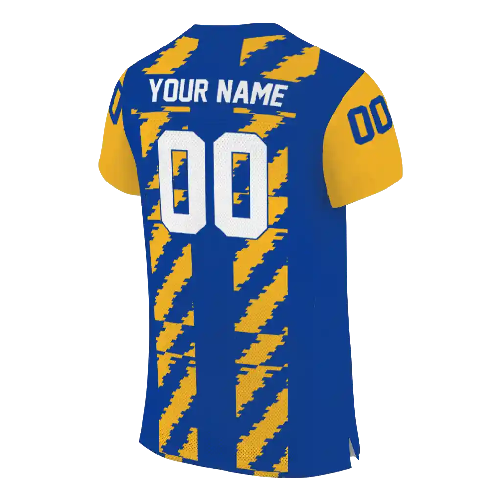 personalized pittsburgh panthers stripe block royal blue jersey high quality personalized pittsburgh panthers stripe block royal blue jersey high quality