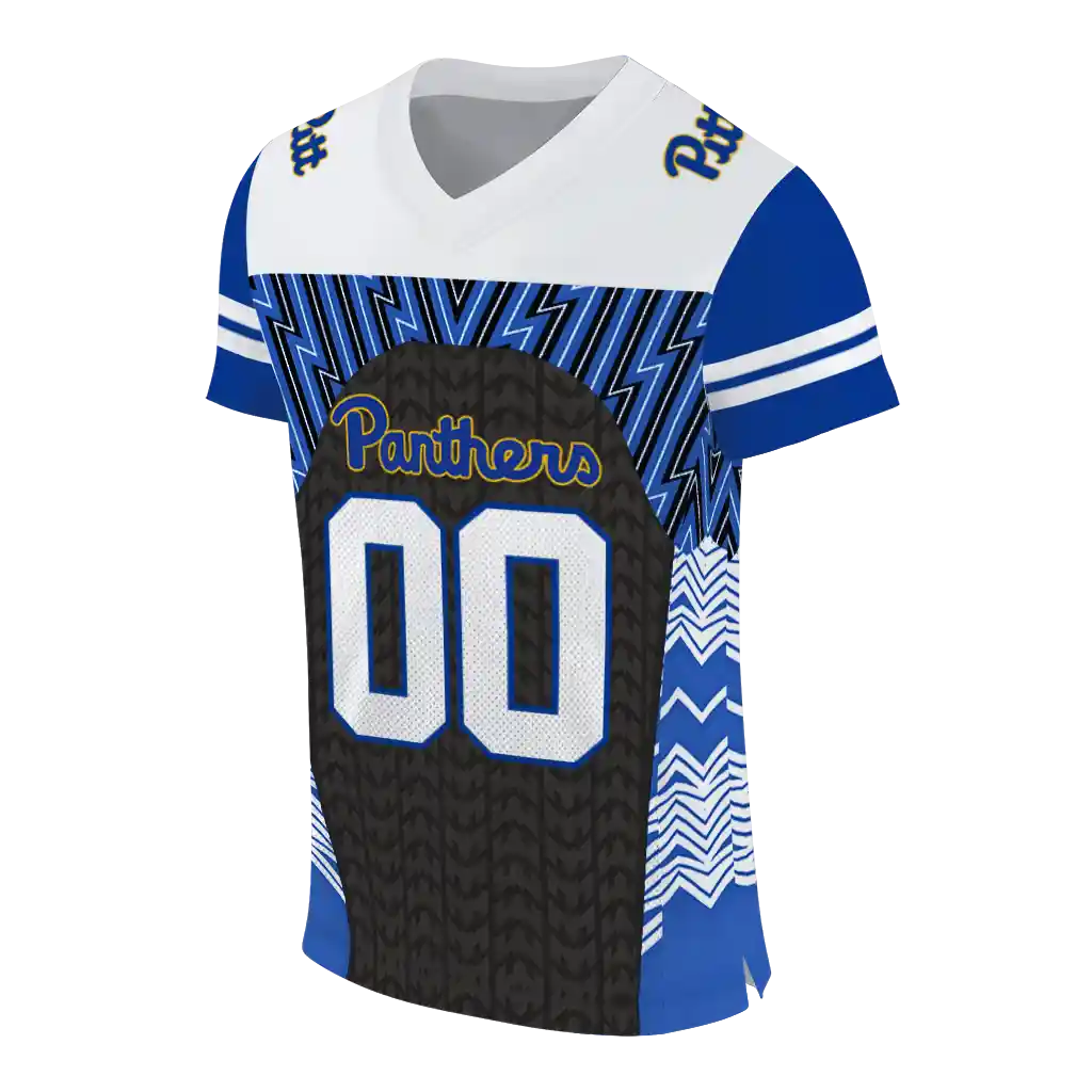 personalized pittsburgh panthers tire arrows royal blue black white jersey fashion forward personalized pittsburgh panthers tire arrows royal blue black white jersey fashion forward