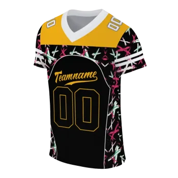 personalized pittsburgh steelers brushstroke xs black jersey fashion forward