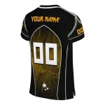 personalized pittsburgh steelers halftone slant gold black jersey best selling