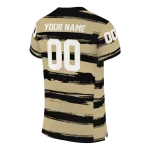 personalized purdue boilermakers art stripe gold jersey best selling