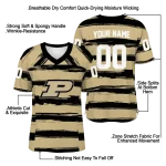 personalized purdue boilermakers art stripe gold jersey best selling