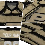 personalized purdue boilermakers art stripe gold jersey best selling