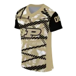 personalized purdue boilermakers camo shatter gold jersey best selling