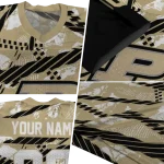 personalized purdue boilermakers camo shatter gold jersey best selling