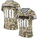 personalized purdue boilermakers camouflage abstract gold jersey best selling