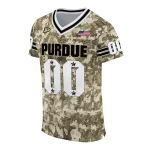 personalized purdue boilermakers camouflage abstract gold jersey best selling