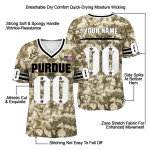personalized purdue boilermakers camouflage abstract gold jersey best selling