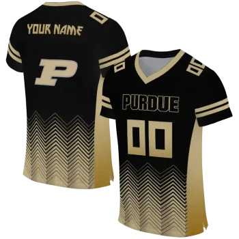 personalized purdue boilermakers halftone sweep black jersey best selling