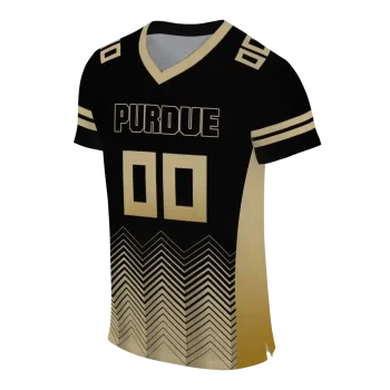 personalized purdue boilermakers halftone sweep black jersey fashion forward