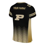 personalized purdue boilermakers halftone sweep black jersey best selling